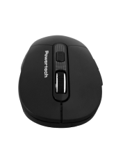 POWERTECH ασύρματο ποντίκι PT-1466, USB δέκτης, έως 1600DPI, μαύρο