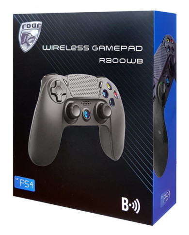 ROAR ασύρματο gamepad R300WB, με vibration, bluetooth, για PS4 ROAR ασύρματο gamepad R300WB, με vibration, bluetooth, για PS4