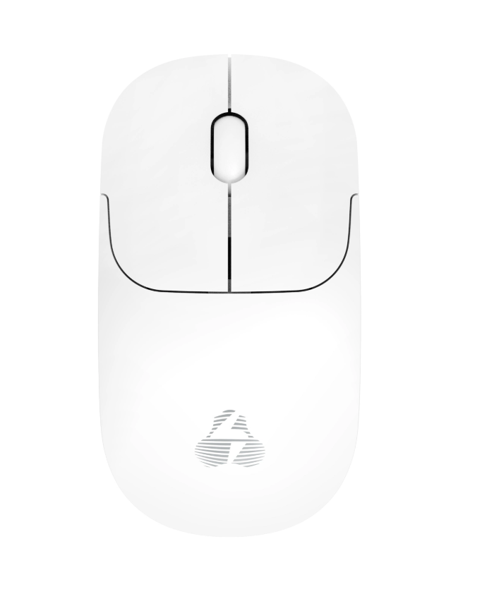 POWERTECH ασύρματο ποντίκι PT-1184, USB δέκτης, 1000DPI, λευκό