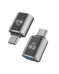 POWERTECH αντάπτορας USB-C σε USB 3.0 PTR-0148, 10 Gbps, 60W, γκρι