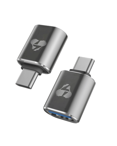POWERTECH αντάπτορας USB-C σε USB 3.0 PTR-0146, 10 Gbps, γκρι