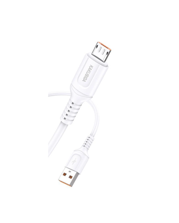 KAKUSIGA καλώδιο micro USB σε USB KSC-805, 2.4A, 480Mbps, 1m, λευκό