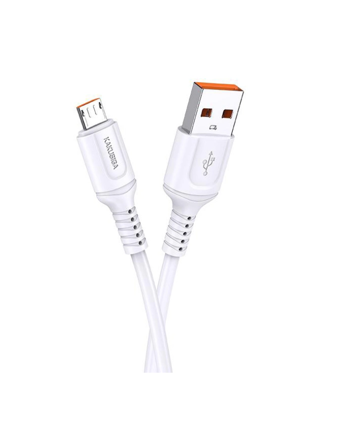 KAKUSIGA καλώδιο micro USB σε USB KSC-805, 2.4A, 480Mbps, 1m, λευκό