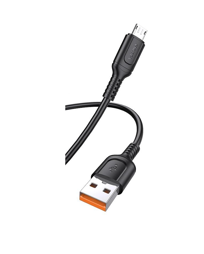 KAKUSIGA καλώδιο micro USB σε USB KSC-805, 2.4A, 480Mbps, 1m, μαύρο