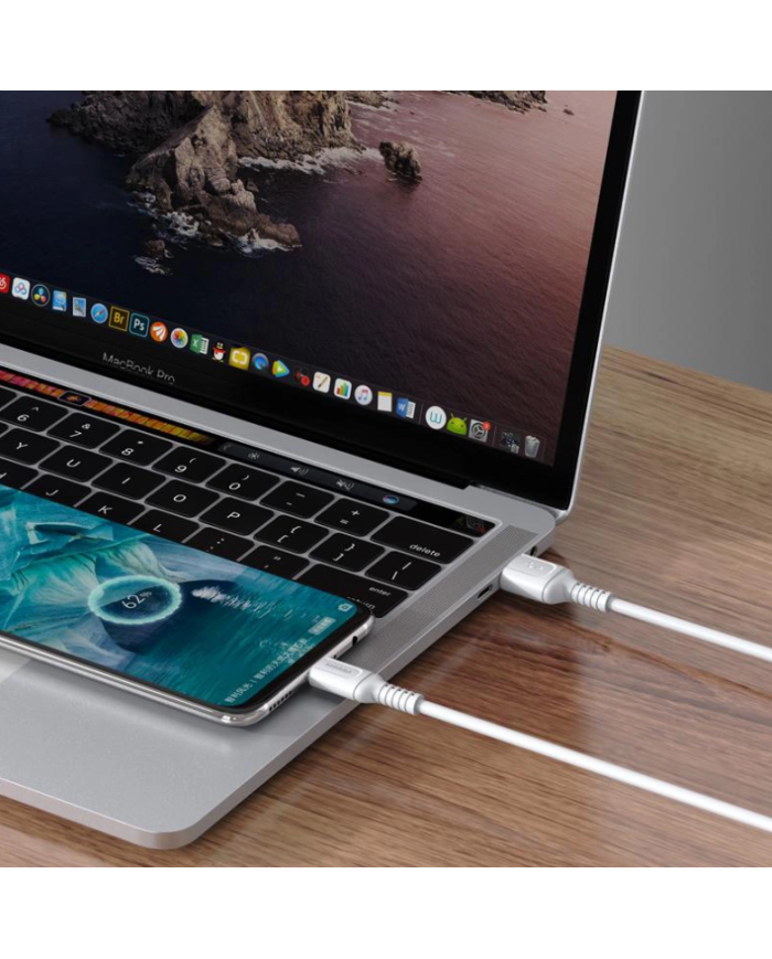 KAKUSIGA καλώδιο micro USB σε USB KSC-805, 2.4A, 480Mbps, 1m, μαύρο