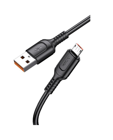 KAKUSIGA καλώδιο micro USB σε USB KSC-805, 2.4A, 480Mbps, 1m, μαύρο