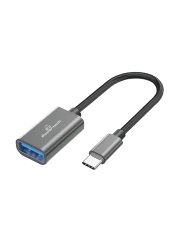 HOCO UPA32B CLEVER, ΨΗΦΙΑΚΟ ΚΑΛΩΔΙΟ ΗΧΟΥ, 3.5mm ΣΕ TYPE-C, ΜΑΥΡΟ