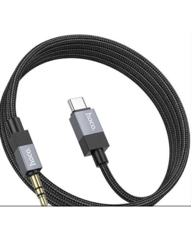 HOCO UPA32B CLEVER, ΨΗΦΙΑΚΟ ΚΑΛΩΔΙΟ ΗΧΟΥ, 3.5mm ΣΕ TYPE-C, ΜΑΥΡΟ