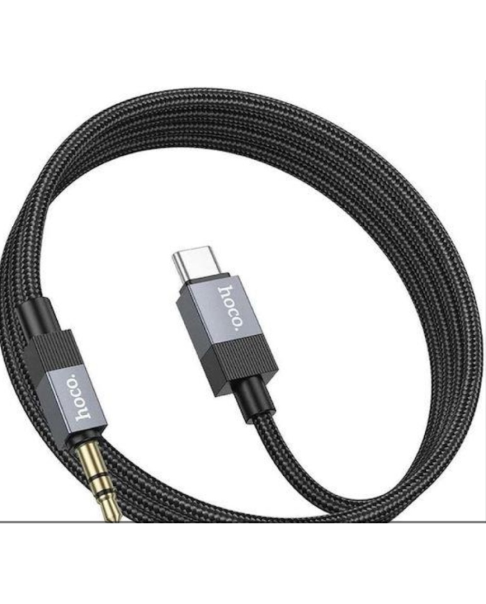 HOCO UPA32B CLEVER, ΨΗΦΙΑΚΟ ΚΑΛΩΔΙΟ ΗΧΟΥ, 3.5mm ΣΕ TYPE-C, ΜΑΥΡΟ