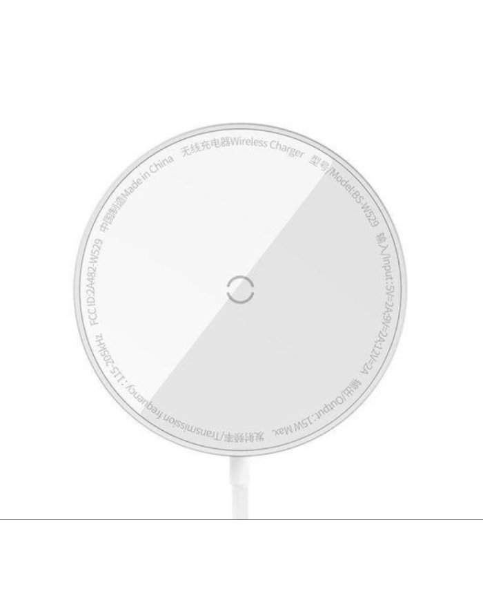 BASEUS SIMPLE MINI3 ΑΣΥΡΜΑΤΟΣ ΦΟΡΤΙΣΤΗΣ, 15W, ΑΣΗΜΙ