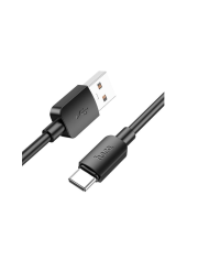 HOCO X96 ΚΑΛΩΔΙΟ ΦΟΡΤΙΣΗΣ ΚΑΙ ΔΕΔΟΜΕΝΩΝ HYPER TYPE-C, 27W, 0.25m, ΜΑΥΡΟ