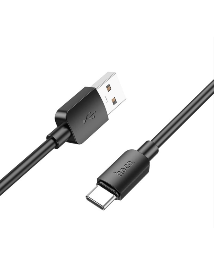 HOCO X96 HYPER, ΚΑΛΩΔΙΟ ΦΟΡΤΙΣΗΣ ΚΑΙ ΔΕΔΟΜΕΝΩΝ 27W, USB ΣΕ TYPE-C, 1m, ΜΑΥΡΟ