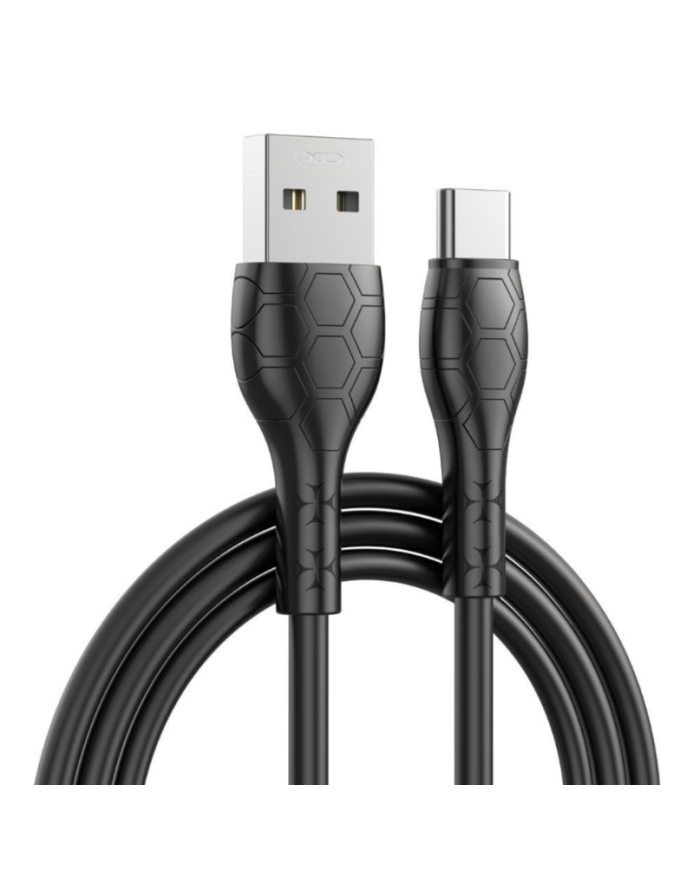 XO NB240 FOOTBALL ΚΑΛΩΔΙΟ ΦΟΡΤΙΣΗΣ TYPE-C SOFT RUBBER CABLE, ΜΑΥΡΟ