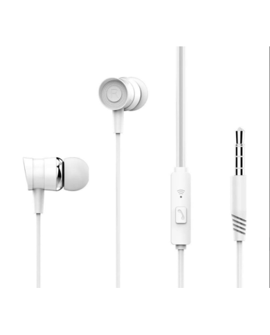 XO EP20 ΑΚΟΥΣΤΙΚΑ HANDSFREE, 3.5mm ΛΕΥΚΟ