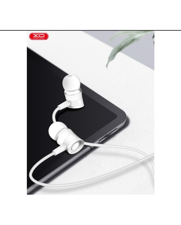 XO EP20 ΑΚΟΥΣΤΙΚΑ HANDSFREE, 3.5mm ΛΕΥΚΟ