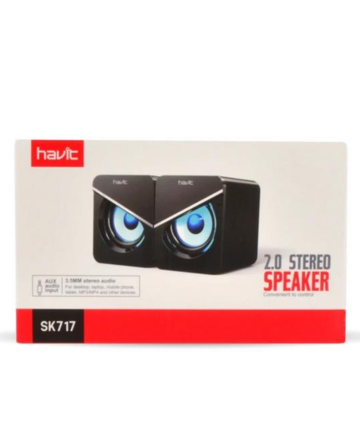 HAVIT SK717 ΗΧΕΙΑ DESKTOP 2.0, USB 2.0, ΜΕ LED