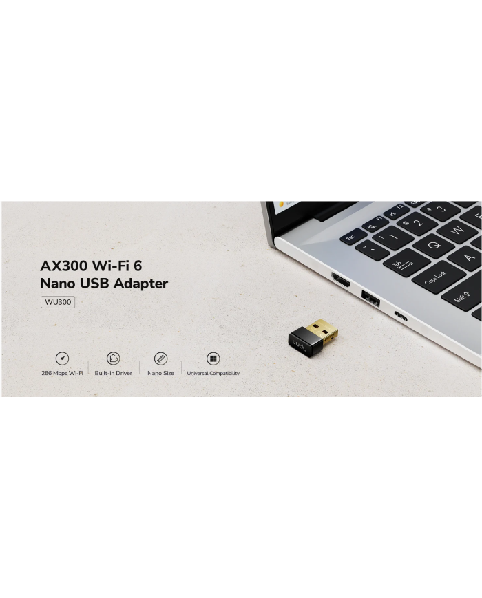 CUDY WU300, AX300 WIFI 6, NANO USB ADAPTER