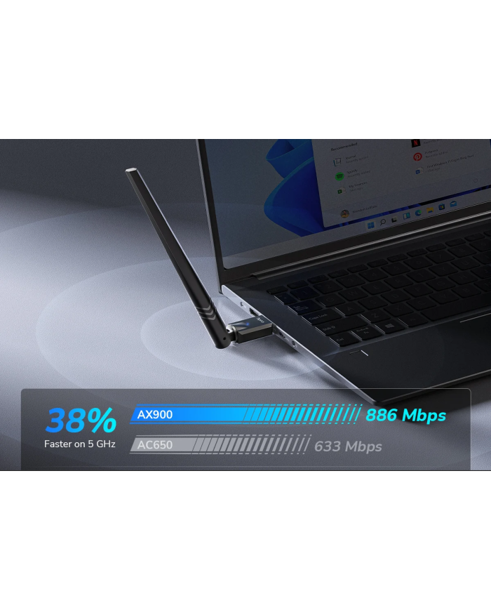 CUDY WU900H, AX900 WIFI 6, BLUETOOTH 5.4 USB ADAPTER