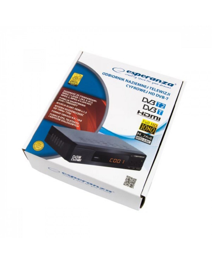 Esperanza αποκ/ποιητής DVB-T/T2 EV104