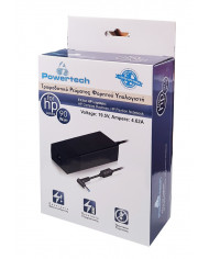 POWERTECH τροφοδοτικό laptop  για HP, 90W, 19.5V - 4.62A