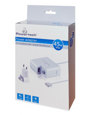 POWERTECH τροφοδοτικό laptop PT-836 για Apple Macbooks, 45W, λευκό