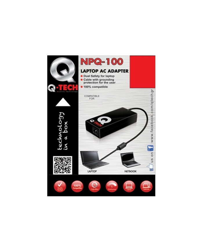 AC ADAPTER FOR HP LAPTOP 19V 4,74A NPQ-100