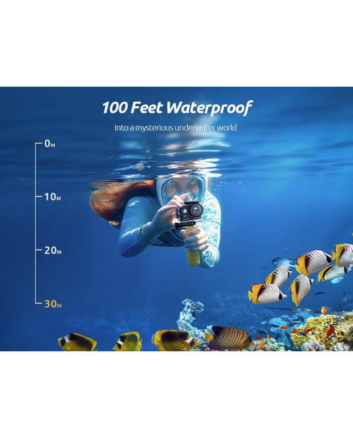 VANTOP action camera Μoment4U, 4K 30fps, 20MP, touch screen, μαύρη