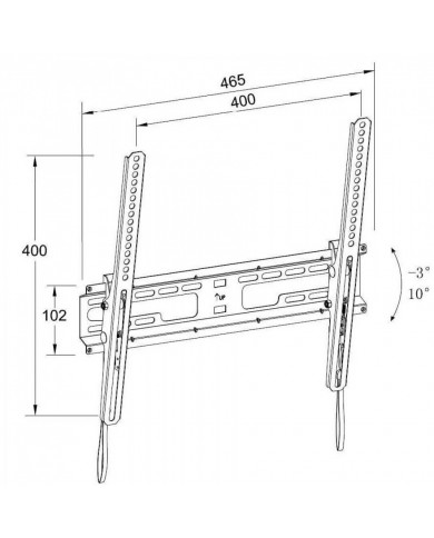 Βάση TLS60 23"-60" Μαύρη Ρυθμιζόμενη με κορδόνι Well TVS-LCD-TLS60-WL Βάση TLS60 23"-60" Μαύρη Ρυθμιζόμενη με κορδόνι Well TVS-LCD-TLS60-WL