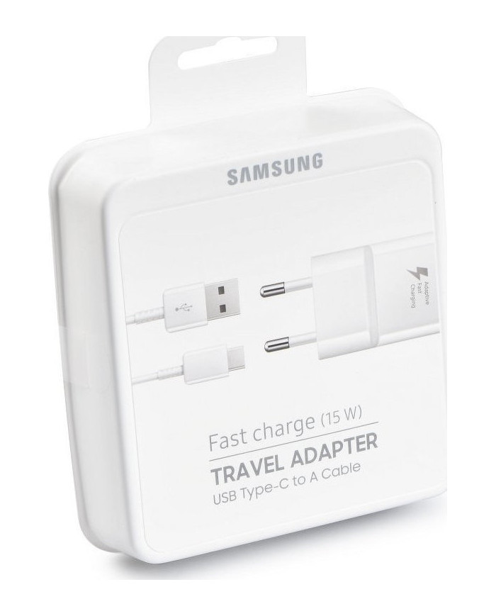 Samsung Original USB Type-C Cable & Wall Adapter Λευκό