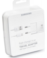 Samsung Original USB Type-C Cable & Wall Adapter Λευκό