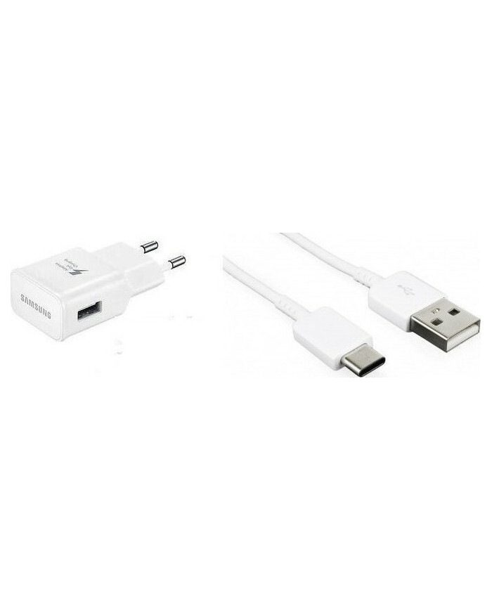 Samsung Original USB Type-C Cable & Wall Adapter Λευκό