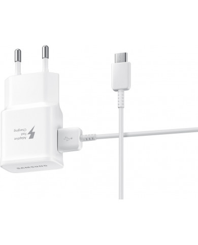 Samsung Original USB Type-C Cable & Wall Adapter Λευκό Samsung Original USB Type-C Cable & Wall Adapter Λευκό