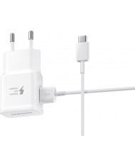 Samsung Original USB Type-C Cable & Wall Adapter Λευκό