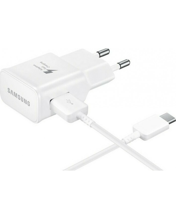 Samsung Original USB Type-C Cable & Wall Adapter Λευκό