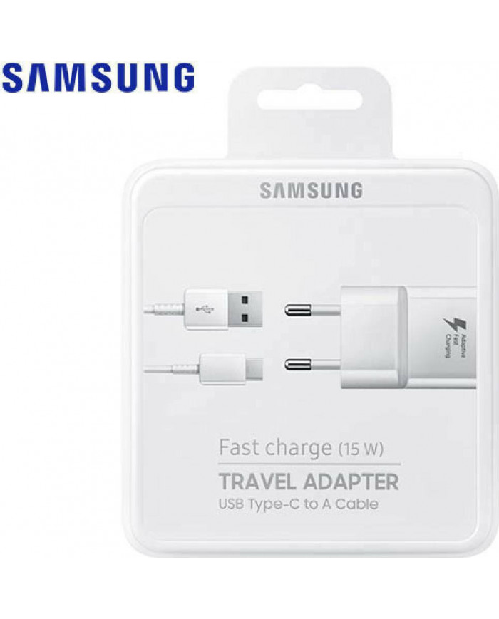 Samsung Original USB Type-C Cable & Wall Adapter Λευκό