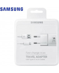 Samsung Original USB Type-C Cable & Wall Adapter Λευκό