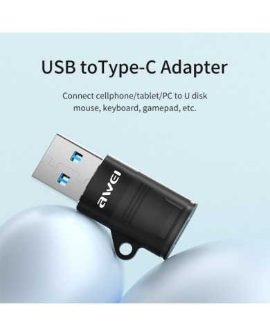 Awei USB 3.0 USB-A male - USB-C female (CL-13)