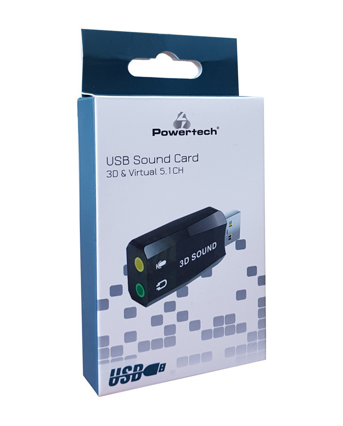 Powertech Εξωτερική USB Κάρτα Ήχου 5.1