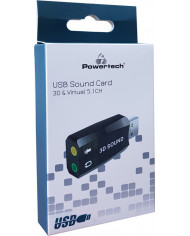 Powertech Εξωτερική USB Κάρτα Ήχου 5.1
