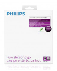 POWERTECH MP3 Player με Philips φορητά παθητικά ηχεία SBP1120, μαύρο