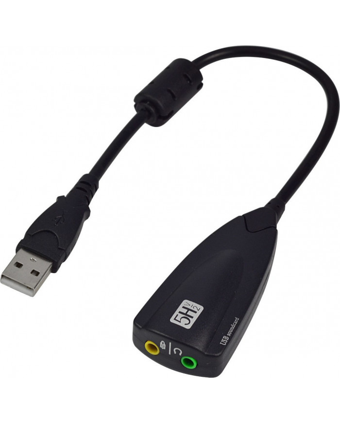 Powertech 5HV2 Εξωτερική USB Κάρτα Ήχου 7.1