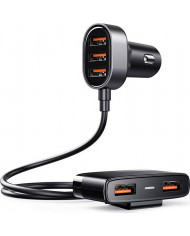 Joyroom Φορτιστής Αυτοκινήτου Μαύρος JR-CL03 6.2A με Θύρες: 5xUSB