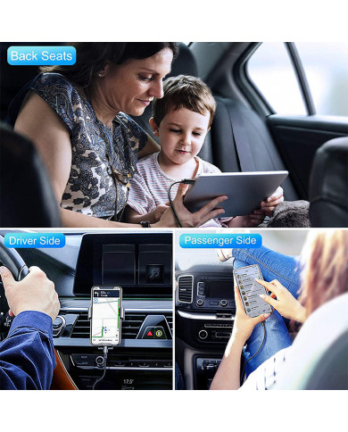 Joyroom Φορτιστής Αυτοκινήτου Μαύρος JR-CL03 6.2A με Θύρες: 5xUSB