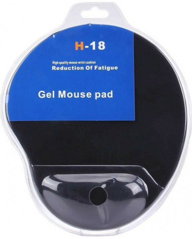 Mobilis H-18 Mouse Pad με Στήριγμα καρπού Μαύρο Mobilis H-18 Mouse Pad με Στήριγμα καρπού Μαύρο