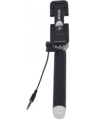 Ancus Color Selfie Stick με Καλώδιο 3.5mm Μαύρο