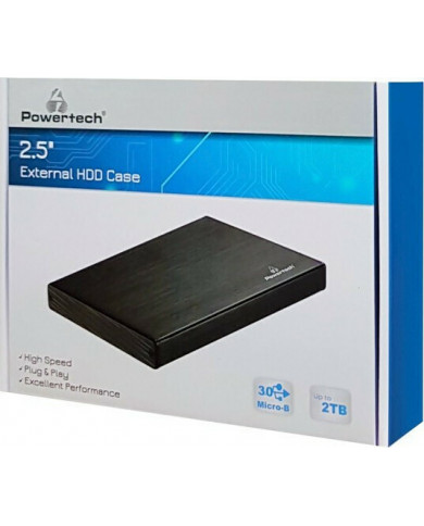 Powertech Θήκη για Σκληρό Δίσκο 2.5" SATA III με σύνδεση USB3.0 Powertech Θήκη για Σκληρό Δίσκο 2.5" SATA III με σύνδεση USB3.0