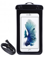 Θήκη Αδιάβροχη Ancus για για Κινητά Τηλέφωνα έως 6.5" Μαύρη