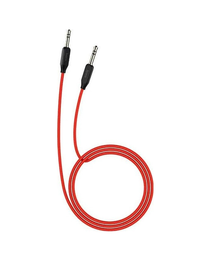 Hoco Cable 3.5mm male - 3.5mm male Κόκκινο 1m