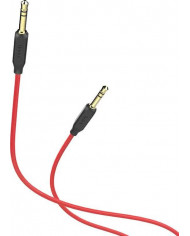 Hoco Cable 3.5mm male - 3.5mm male Κόκκινο 1m