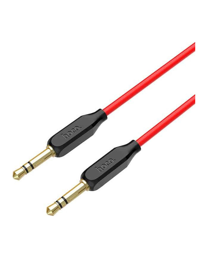Hoco Cable 3.5mm male - 3.5mm male Κόκκινο 1m